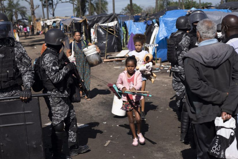 Rio Police Fire Tear Gas In Bid To Clear Tent City Of Pandemic ‘Refugees’