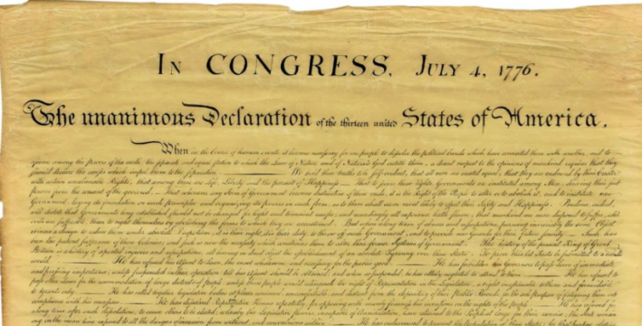 Rare Copy Of Us Declaration Of Independence Up For Auction After Being Discovered In Ireland