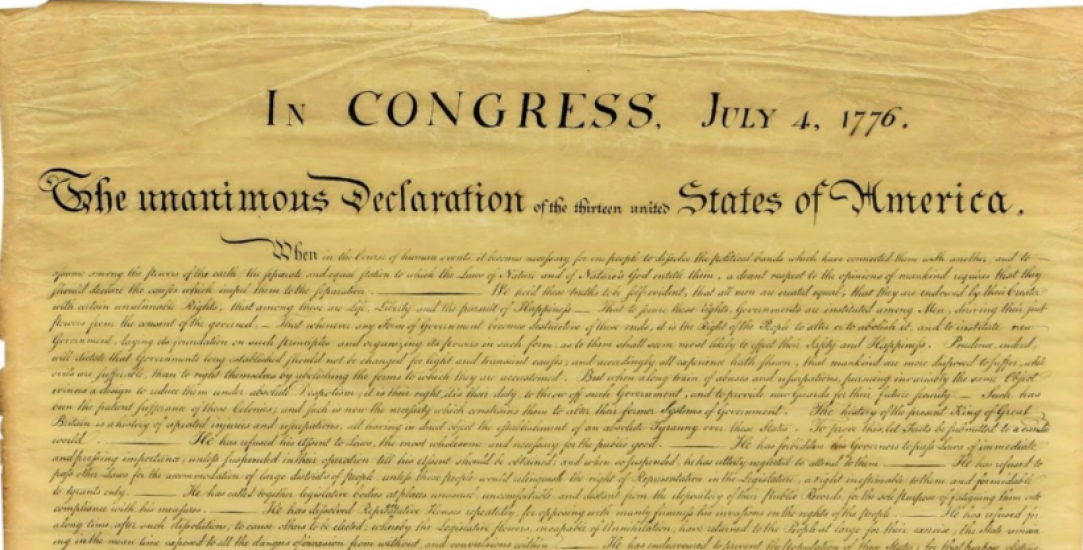 Rare Copy Of Us Declaration Of Independence Up For Auction After Being Discovered In Ireland