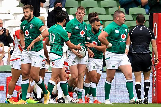 Depleted Ireland Edge Past Japan As Fans Return To Aviva Stadium