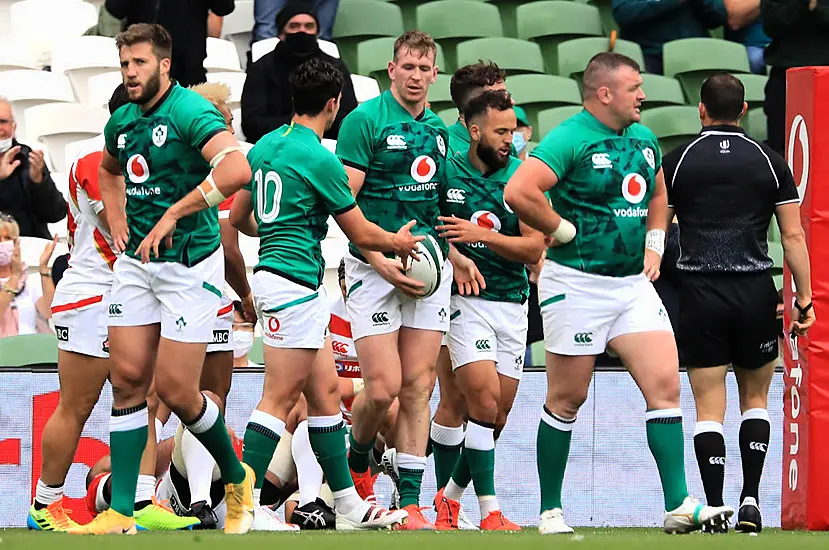 Depleted Ireland Edge Past Japan As Fans Return To Aviva Stadium