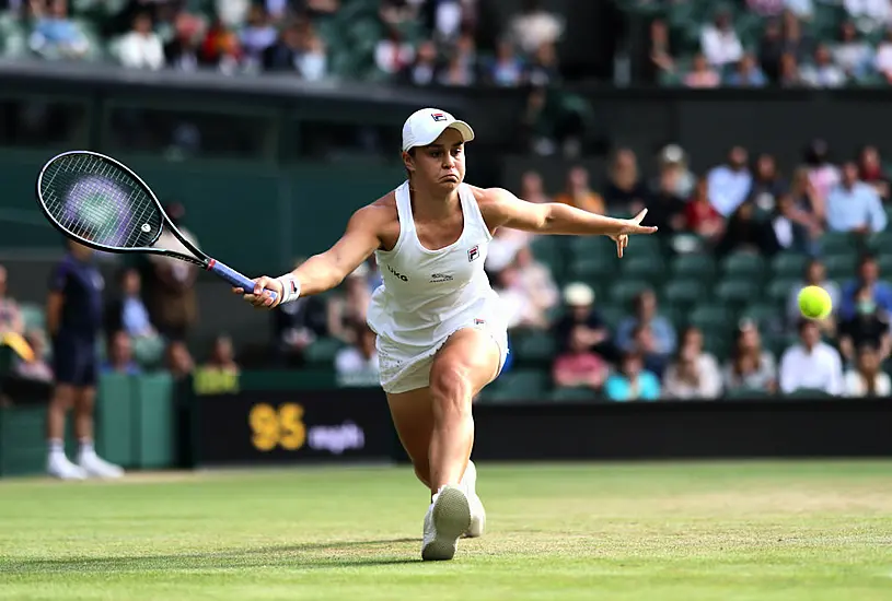 World Number One Ashleigh Barty Into Second Week At Wimbledon