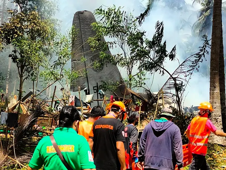 45 Killed And Dozens Rescued As Philippines Military Plane Crash-Lands