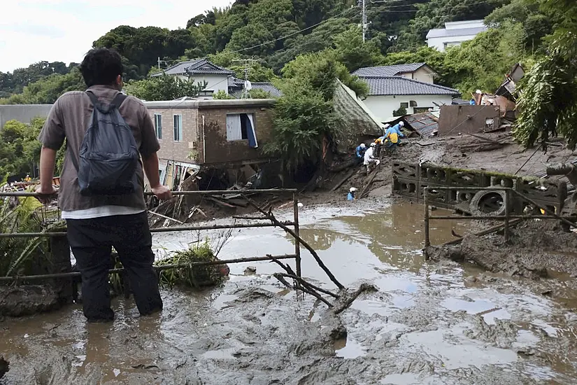 Dozens Feared Missing After Japanese Resort Town Mudslide