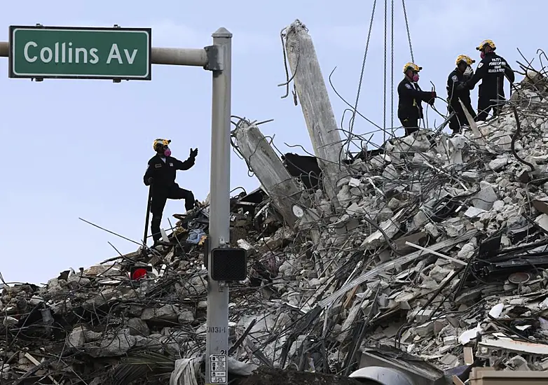 Tropical Storm Threatens Renewed Search At Site Of Collapsed Miami High-Rise