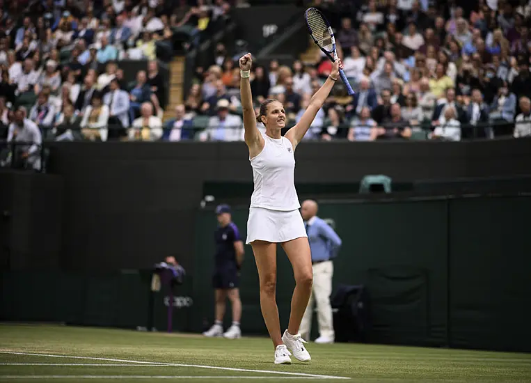 Karolina Pliskova In Dreamland After Securing Wimbledon Semi-Final Spot