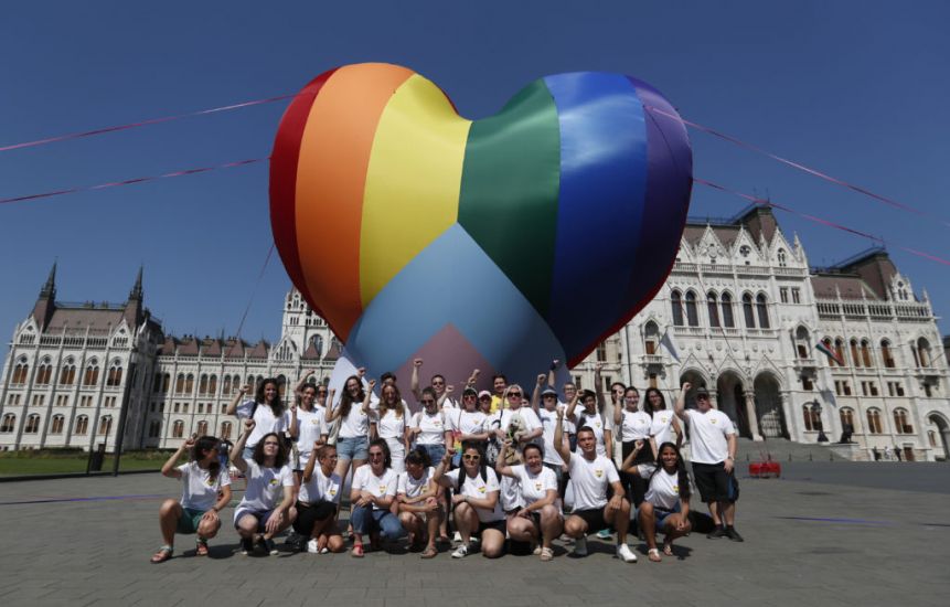 Lgbt Activists Protest As Hungarian Law Comes Into Force