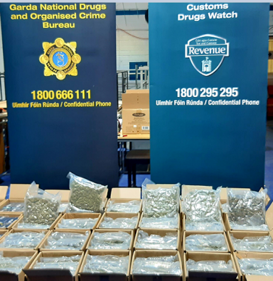 Two Arrested As Over €2M Worth Of Cannabis Seized In Dublin And Wexford