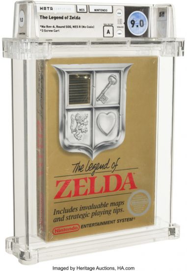 Unopened Legend Of Zelda Game From 1987 Sells For 870,000 Dollars