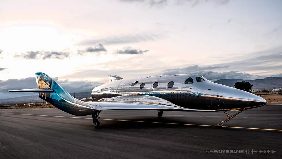 Virgin Galactic Billionaire Richard Branson Takes Off In Flight To Edge Of Space