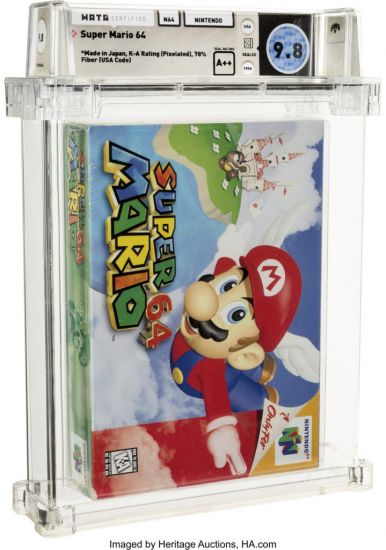 Unopened Super Mario 64 Game Sells For More Than £1 Million