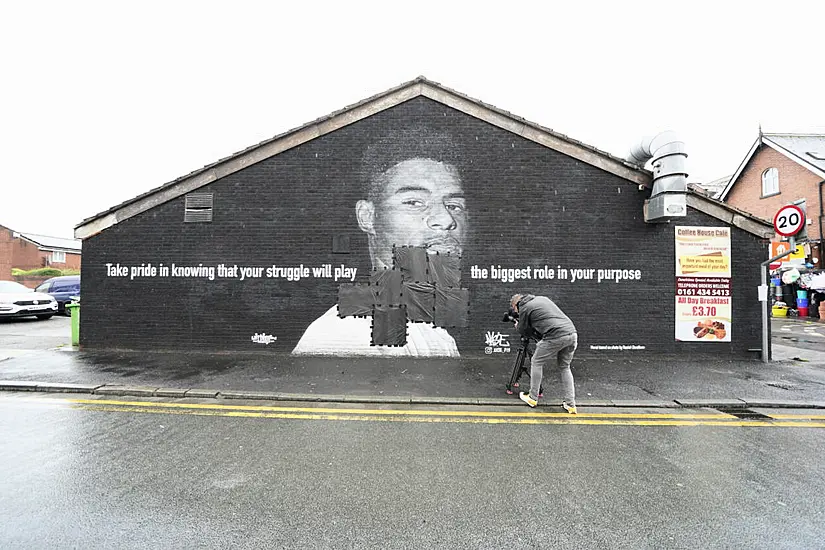 Marcus Rashford Mural Defaced After Missed Euro Final Penalty