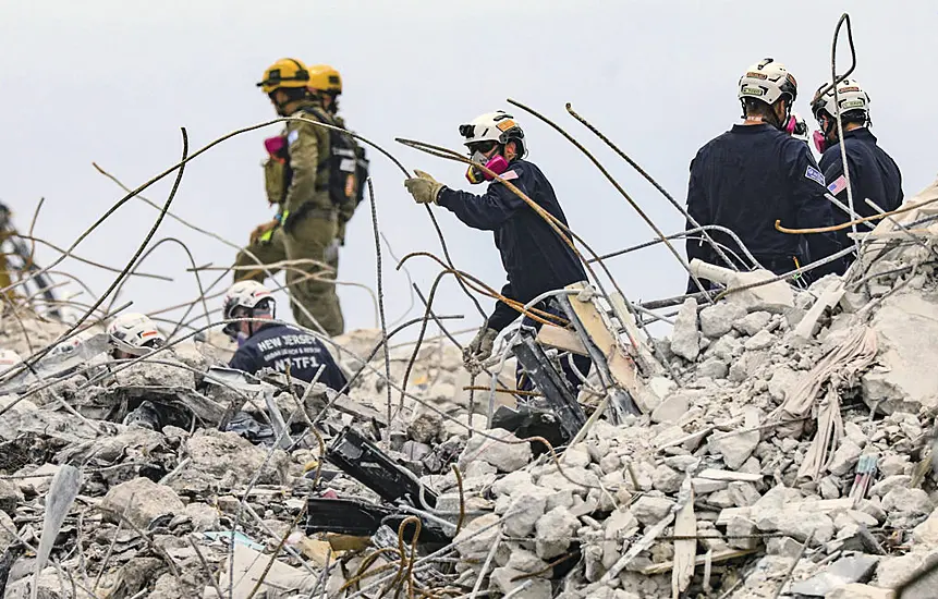 Death Toll From Florida Apartment Block Collapse Climbs To 94