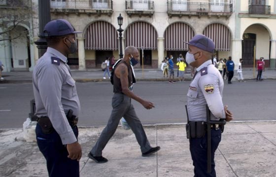 Cuban Leaders Step Up Police Patrols After Rare Protests