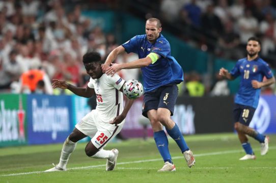 Mp Calls Out Chiellini Over Saka Grab In Euro 2020 Final