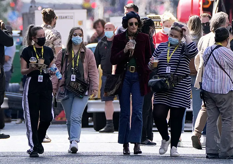 Indiana Jones Stars Phoebe Waller-Bridge And Boyd Holbrook On Set In Glasgow