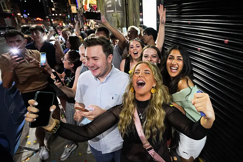 Nightclubs Open Doors At Midnight In England As Excited Dancers Return