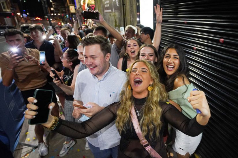 Nightclubs Open Doors At Midnight In England As Excited Dancers Return