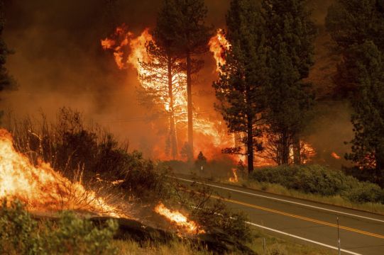 Oregon Blaze Grows As Wildfires Burn Across Western Us