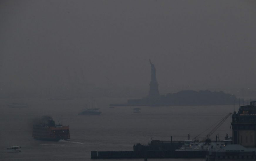 Massive Wildfires In Us West Brings Haze To East Coast