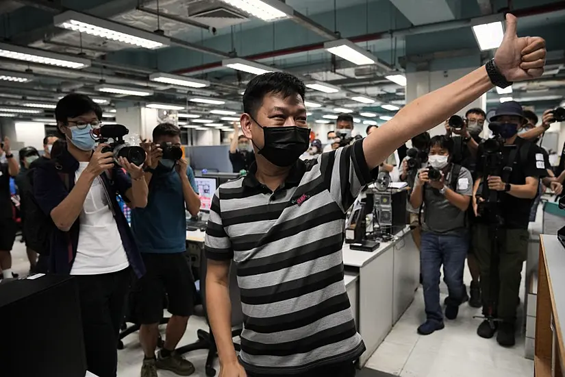 Hong Kong Police Arrest Former Apple Daily Senior Editor