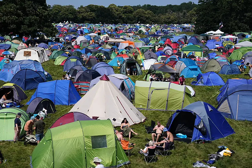 Music Fans Arrive At Latitude Festival Amid Heatwave In England