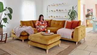 Creativity And A Colour Pop Combine For A Living Room Transformation