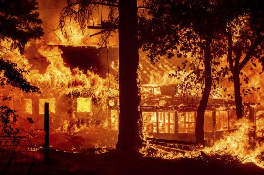 California’s Largest Fire Torches Homes As Blazes Lash Western Us