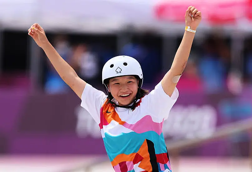 13-Year-Old Momiji Nishiya Wins First Olympic Women’s Skateboarding Gold Medal