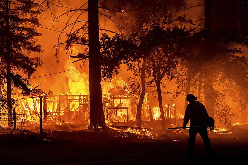 Homes Burned As Massive California Wildfire Gains Strength