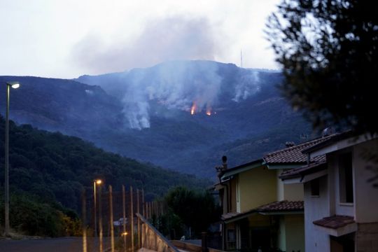 Hundreds Evacuated As Firefighters Tackle Blazes In Italy’s Sardinia