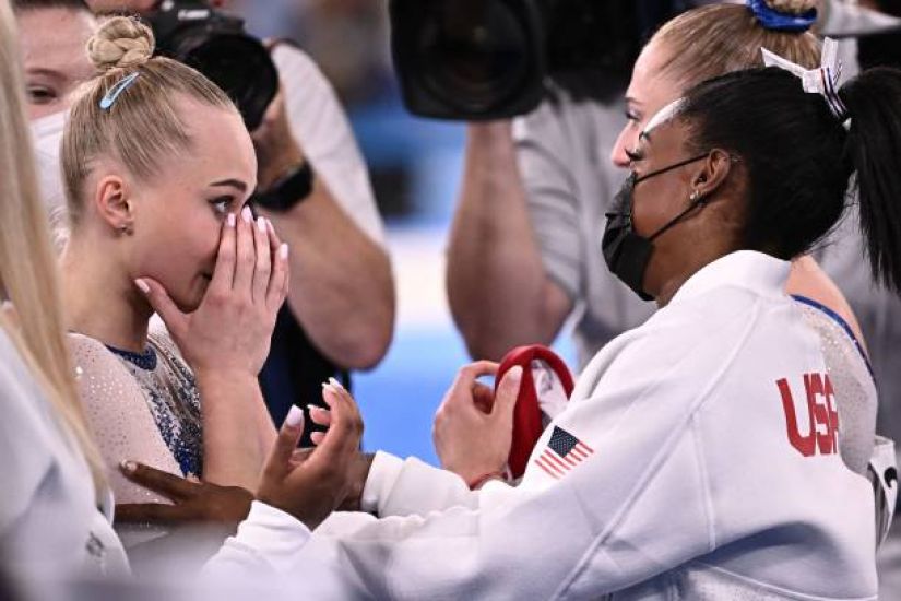 Russians Beat Us To Gold After Simone Biles Pulls Out For Team Usa