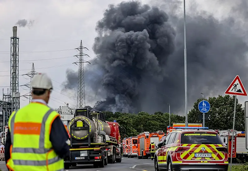 Search For Five Missing Workers At German Explosion Site Continues