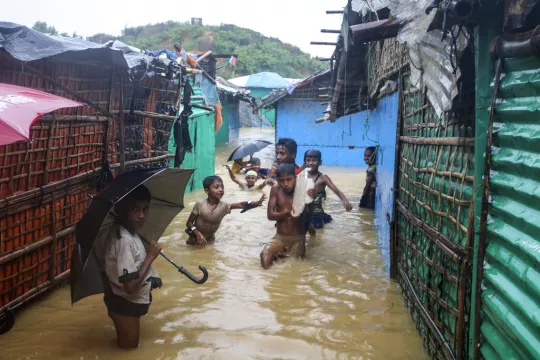 Floods Leave Thousands Homeless In Bangladesh Rohingya Camps