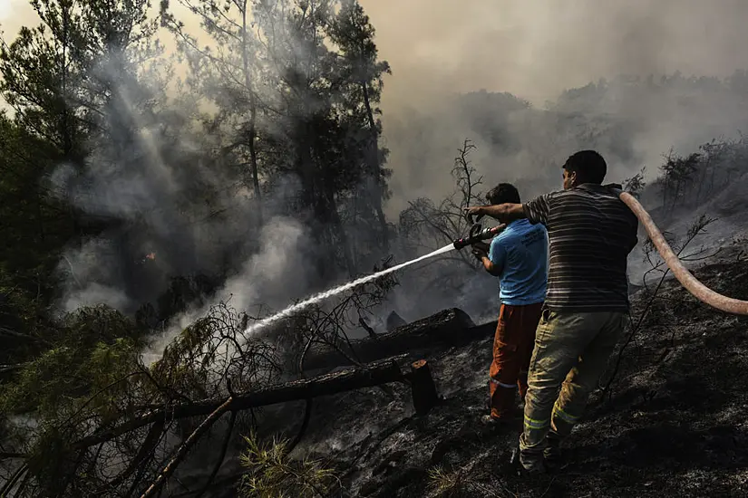 Fire Crews Still Battling Turkish Blazes As Some Reignite