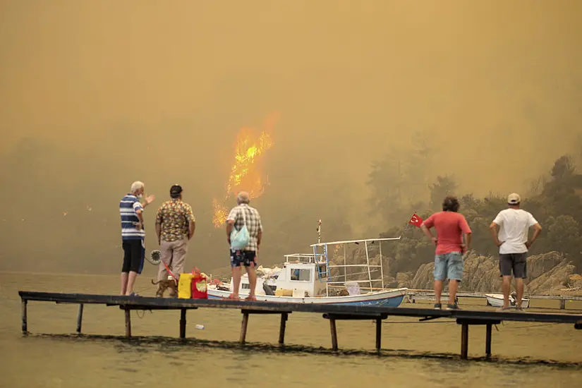 Death Toll Rises To Eight As Wildfires Rage In Southern Turkey