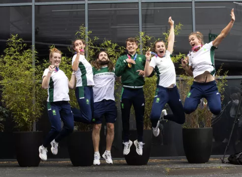 Heroes' Welcome: Team Ireland Rowing Medallists Return From Tokyo