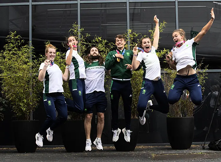 Heroes' Welcome: Team Ireland Rowing Medallists Return From Tokyo