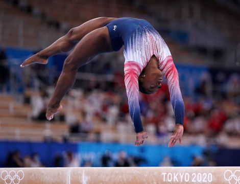 Simone Biles Savours Her Return To Olympic Action And Takes Bronze On The Beam