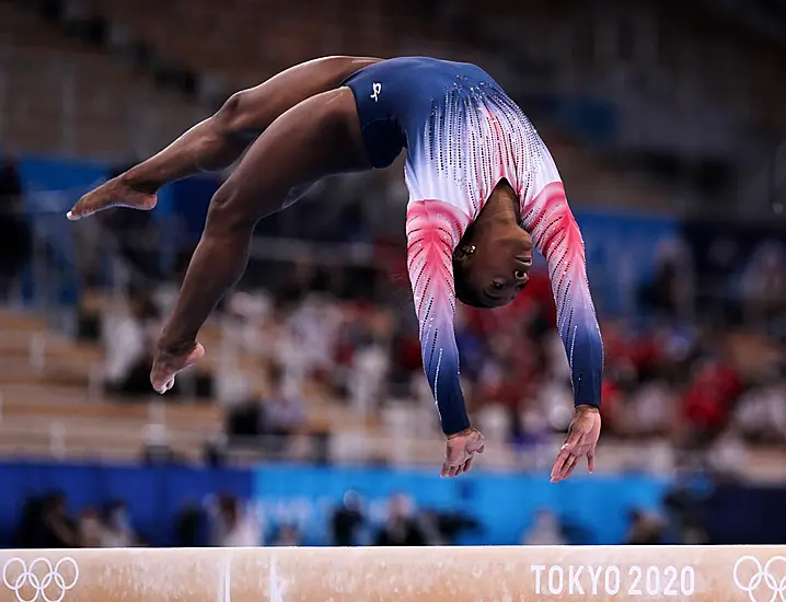 Simone Biles Savours Her Return To Olympic Action And Takes Bronze On The Beam