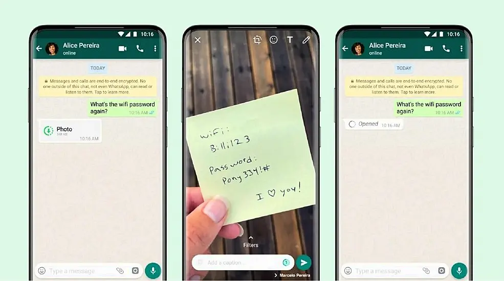 Whatsapp Introduces View Once Disappearing Photos And Videos