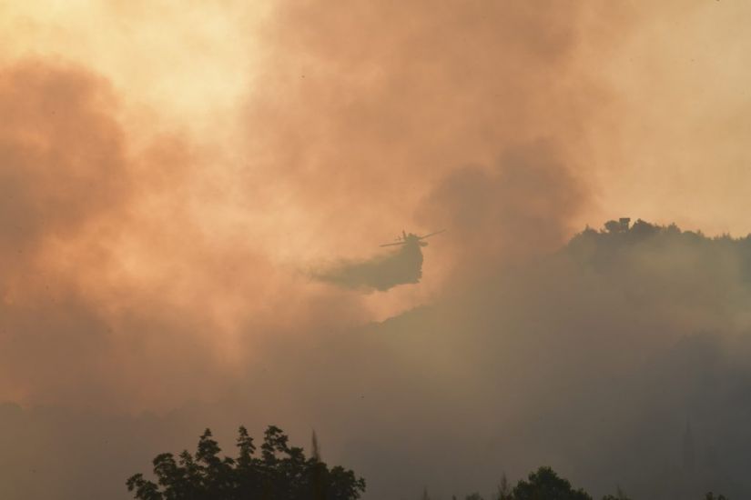 Fire Rages Anew Near Athens As Evacuations Continue In Southern Greece