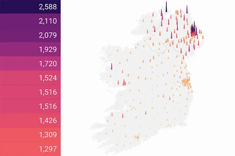 Covid Hotspots In Ireland: How Many Cases In Your Area?