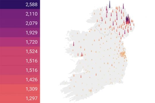 Covid Hotspots In Ireland: How Many Cases In Your Area?