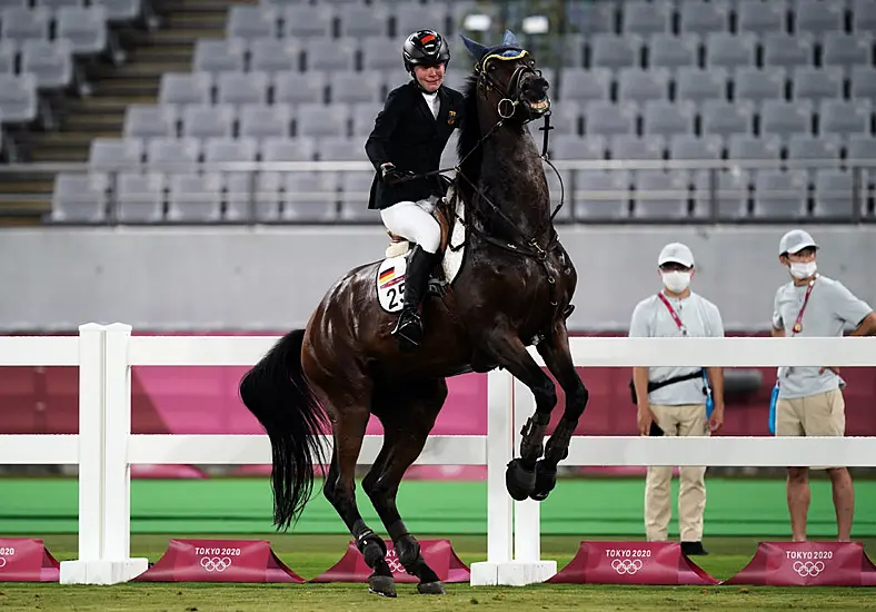 German Pentathlon Coach Thrown Out Of Tokyo Games For Punching A Horse