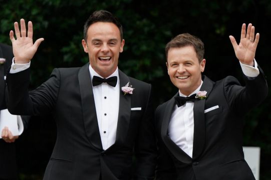 In Pictures: Famous Faces Gather For Ant Mcpartlin’s Wedding