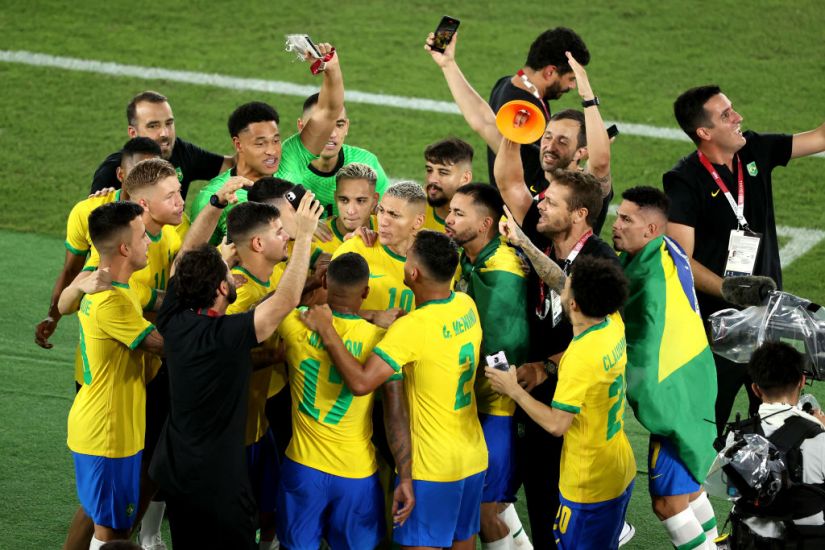 Olympics: Malcolm Goal Seals Soccer Gold For Brazil
