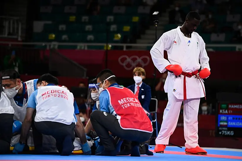 Karate Fighter Left Unconscious Gets Olympic Gold As Opponent Disqualified