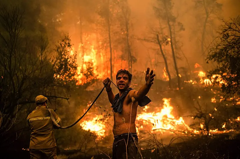 Blaze Ravages Greek Island ‘Like A Horror Movie’ On Sixth Day Of Wildfires