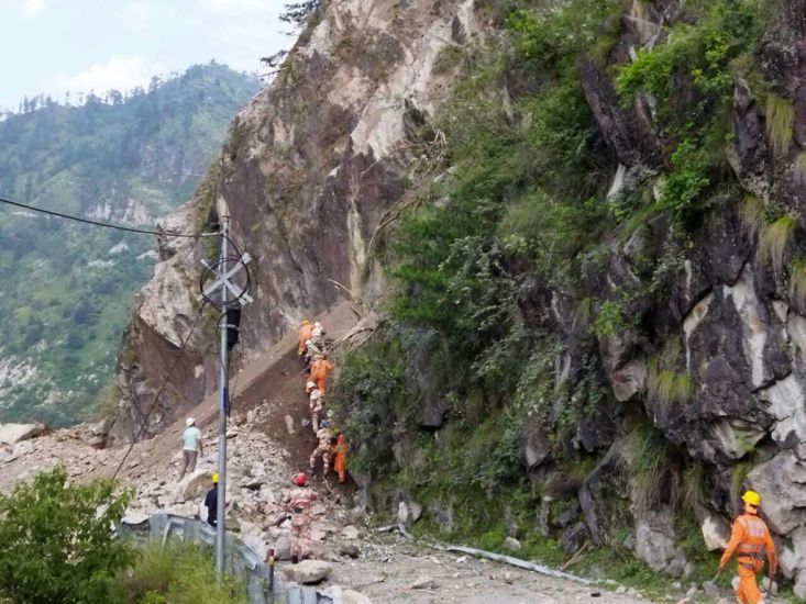 Rescuers Forced To Suspend Search At Site Of India Landslide
